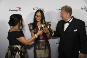 Nisachon Morgan receives Best Chef Northeast Award at Chicago Gala